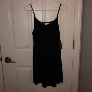 black soft dress